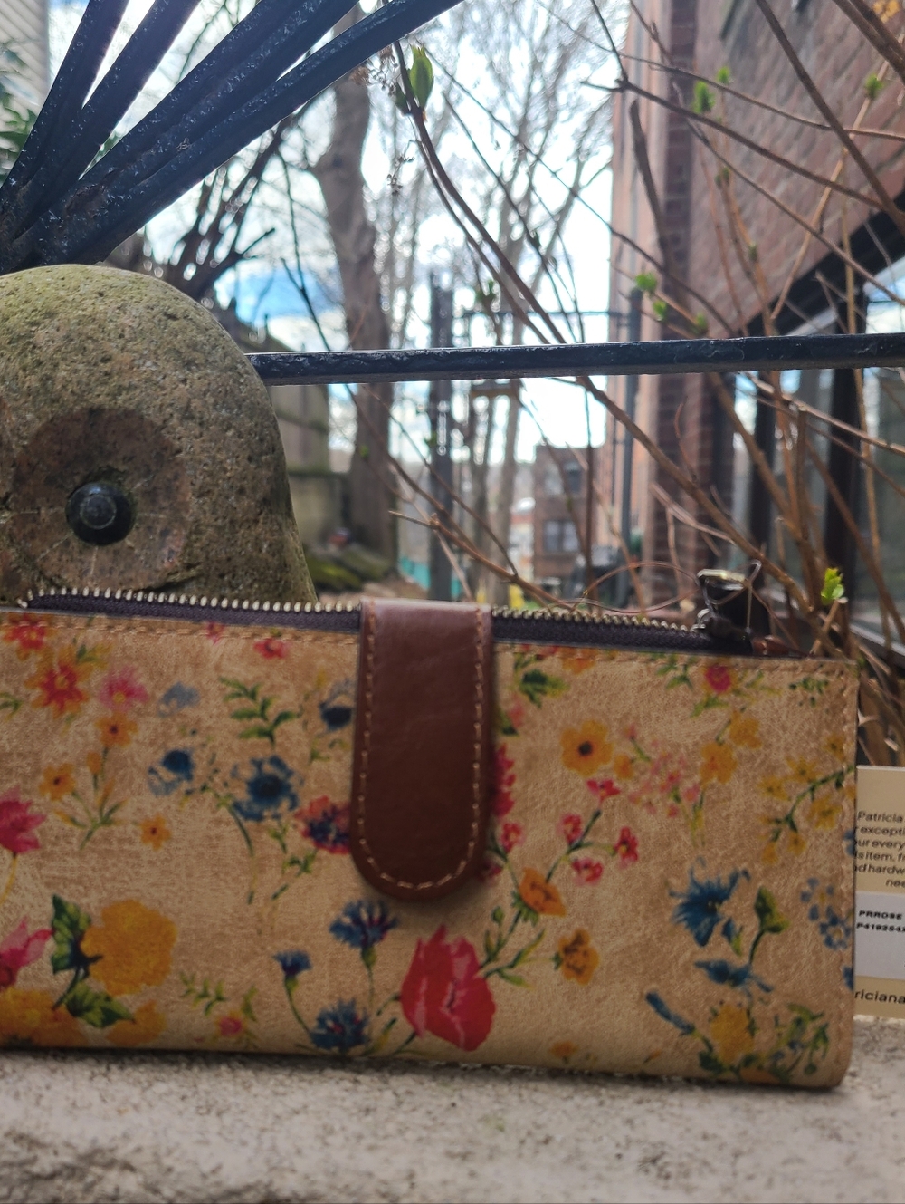 Patricia Nash Bifold Wallet Prairie Rose NWT